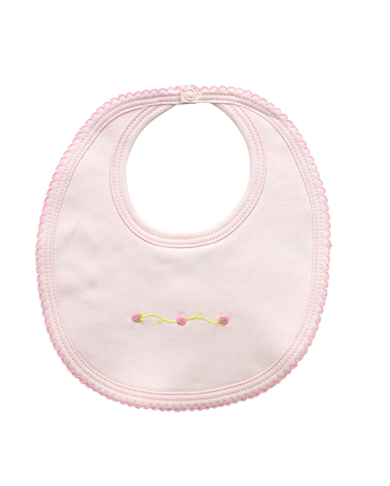 Rose buds Baby Girl Bib - Little Threads Inc. Children's Clothing