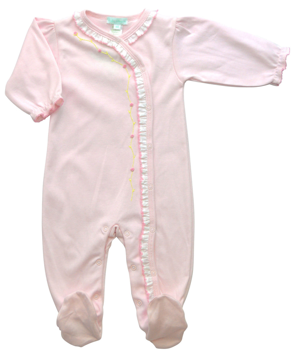 Eden Pink Baby Girl's Footie - Little Threads Inc. Children's Clothing