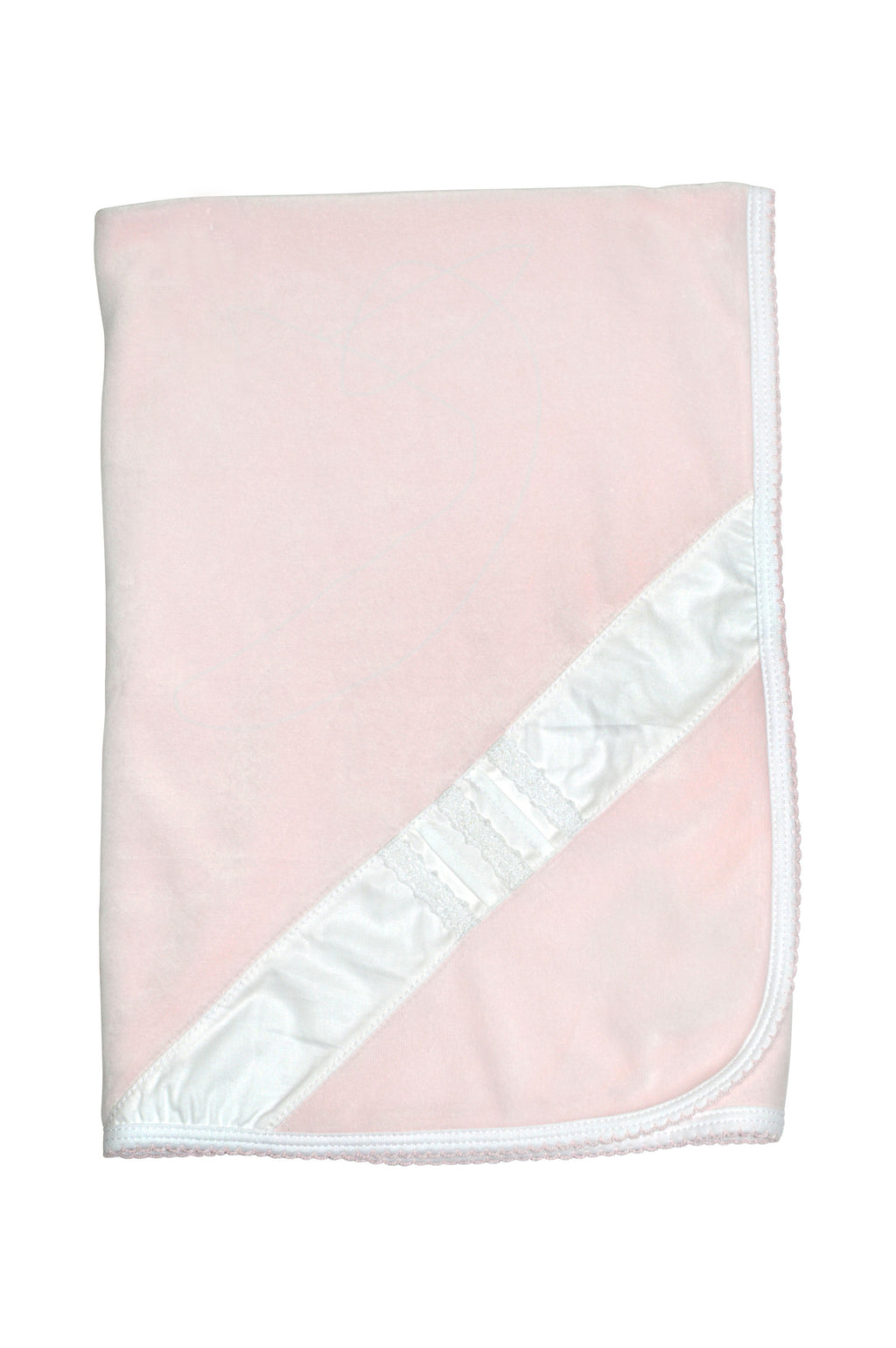 Pink Lace Girl Blanket - Little Threads Inc. Children's Clothing
