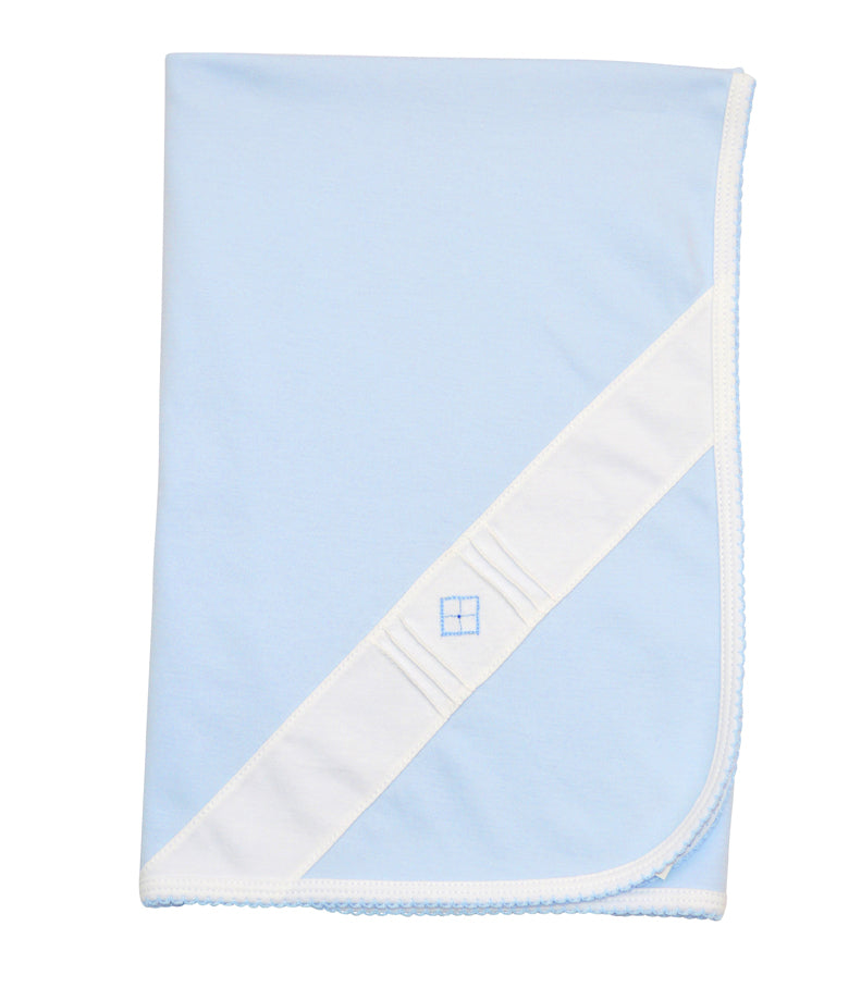 Baby Boy's Blue Diamond Blanket - Little Threads Inc. Children's Clothing
