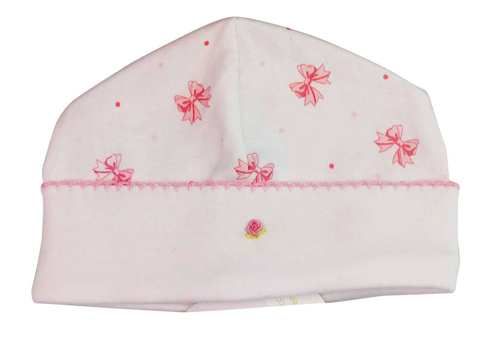 Bows Print baby girl hat - Little Threads Inc. Children's Clothing