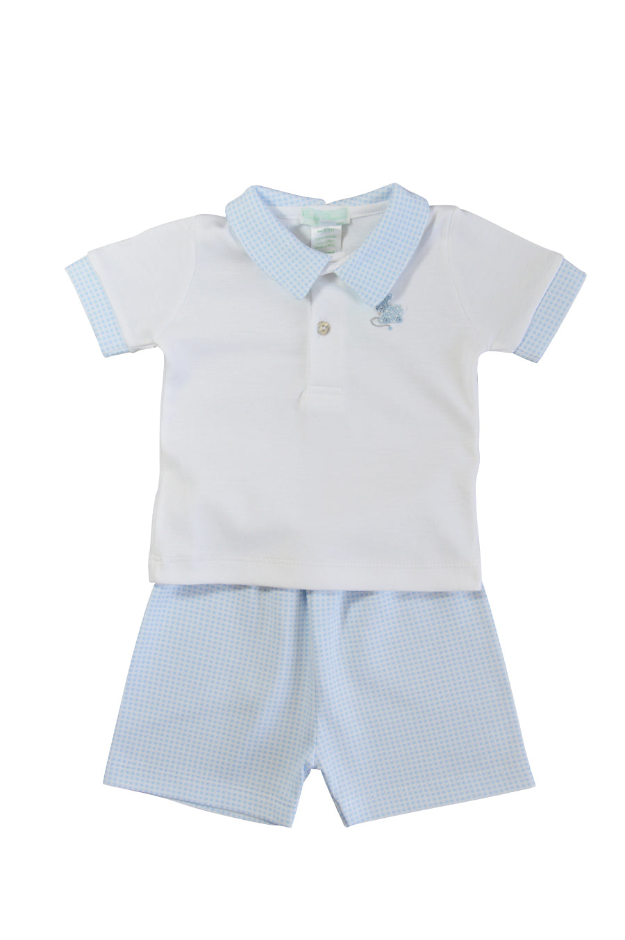 Baby Boy's Checkered Bunny Short Set - Little Threads Inc. Children's Clothing