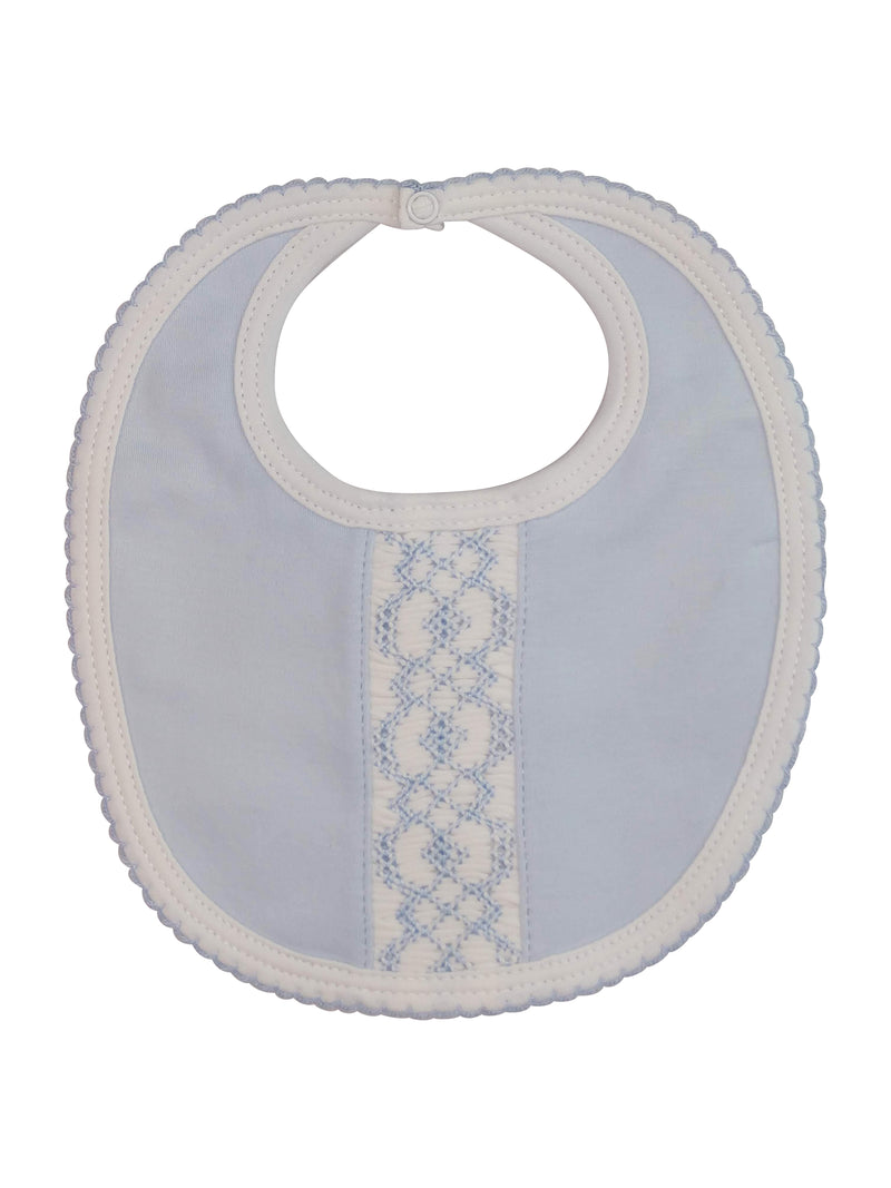 Baby Boy's Blue Argyle Bib - Little Threads Inc. Children's Clothing