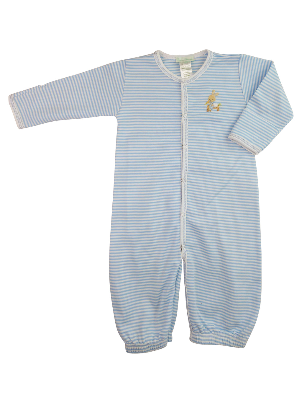 Baby Boy's Blue Striped Bunny Converter - Little Threads Inc. Children's Clothing