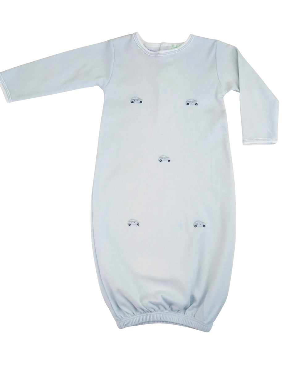 Baby Boy's Blue Cars Daygown - Little Threads Inc. Children's Clothing