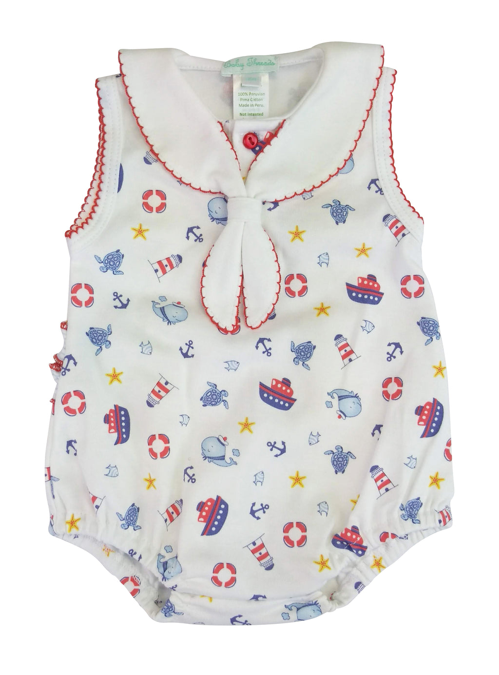 Baby Girl's Nautical Onesie - Little Threads Inc. Children's Clothing