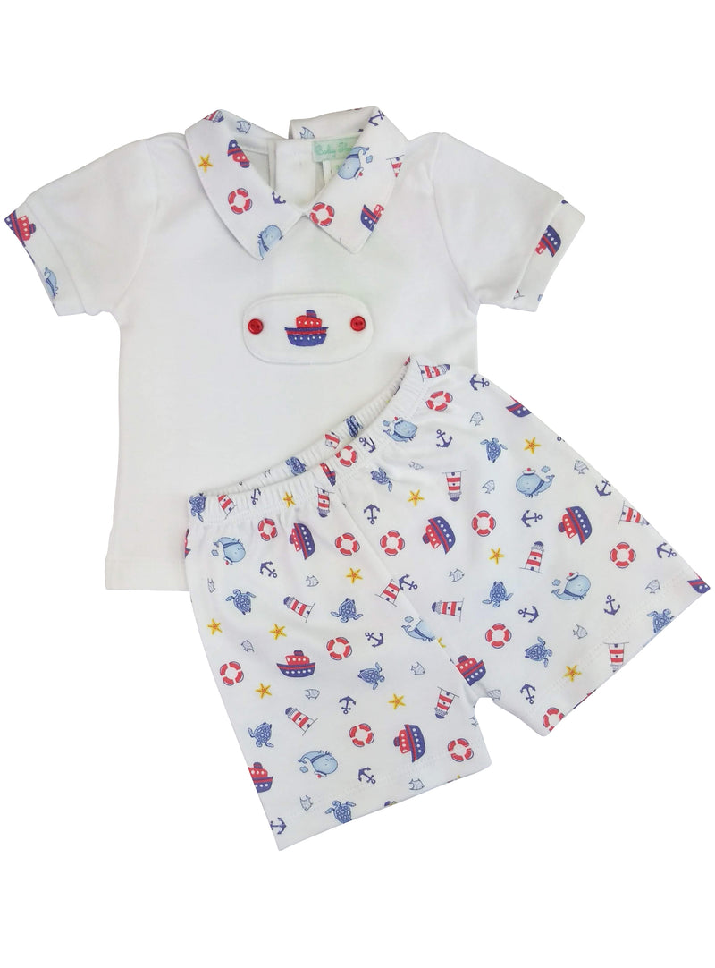 Baby Boy's Nautical Short Set - Little Threads Inc. Children's Clothing