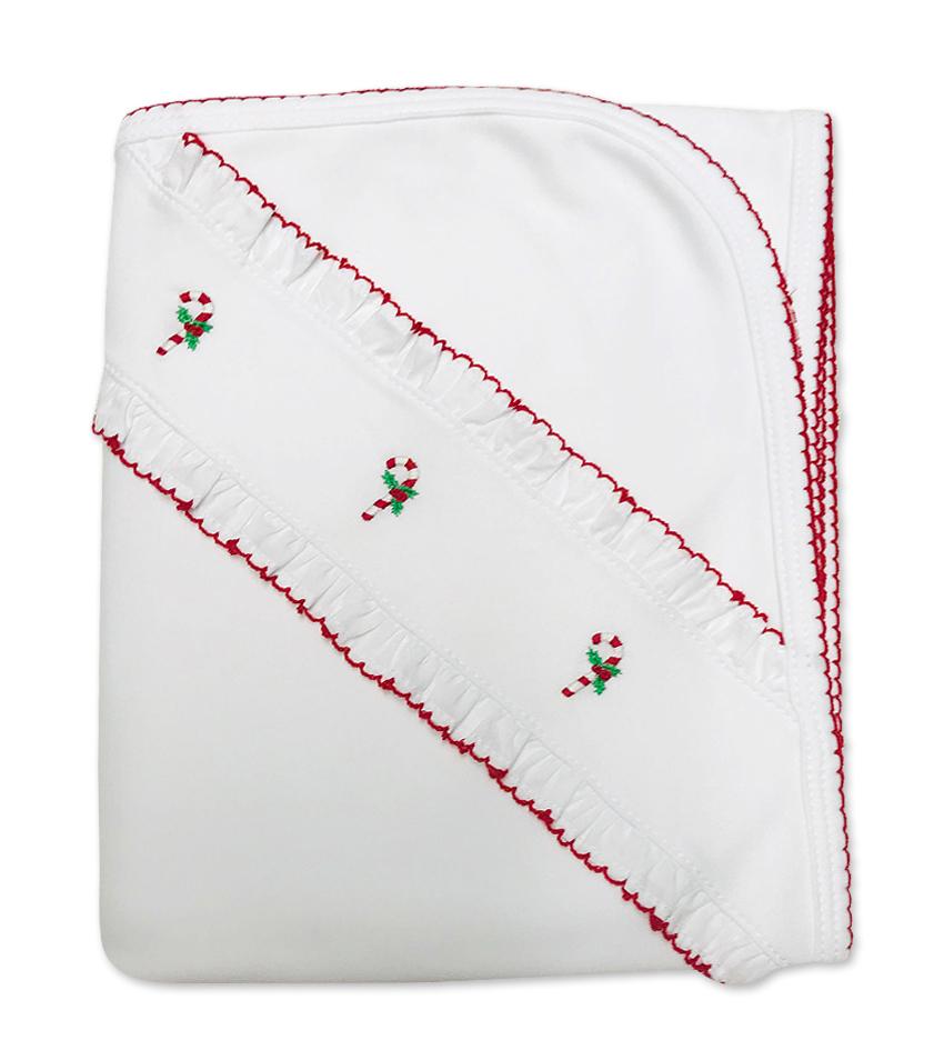 Baby girl's Candy Cane Blanket - Little Threads Inc. Children's Clothing