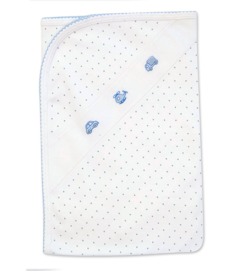 Baby Boy's Transport Blanket - Little Threads Inc. Children's Clothing