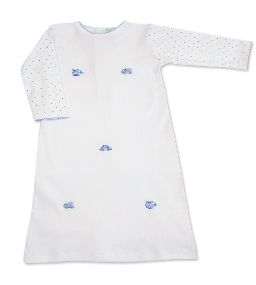 Baby Boy's Transport Daygown - Little Threads Inc. Children's Clothing