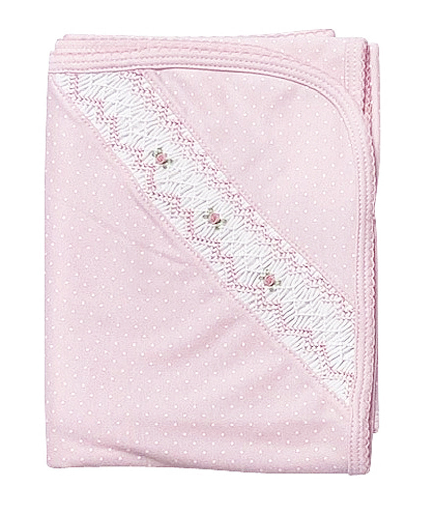 Pink Dots Baby Girl Blanket - Little Threads Inc. Children's Clothing