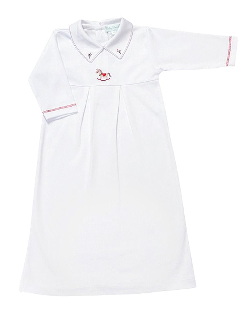 Christmas Rocking Horse Boy Gown - Little Threads Inc. Children's Clothing