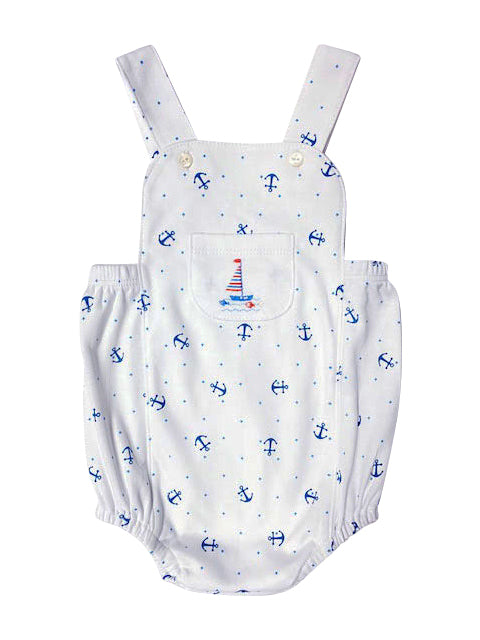 Baby Boys "Anchors and Whales" Onesie - Little Threads Inc. Children's Clothing