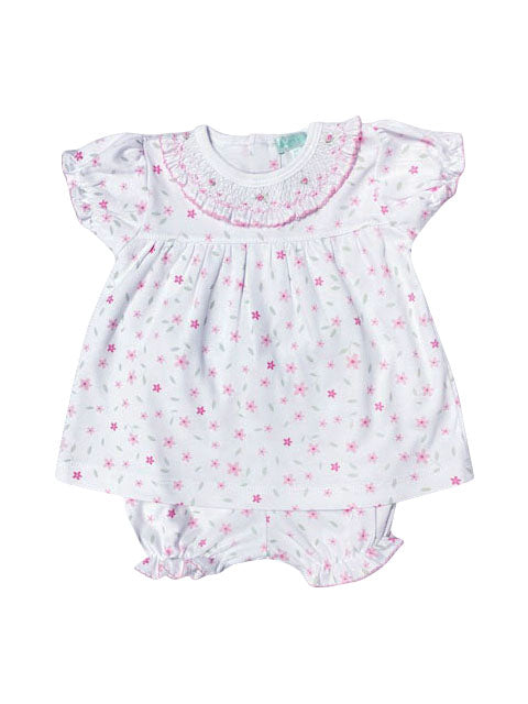 Baby Girls Small Floral Print Dress - Little Threads Inc. Children's Clothing
