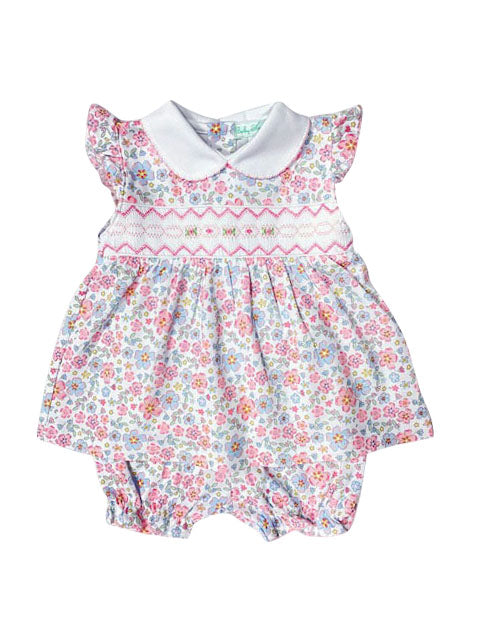 Baby Girls Large Floral Print Dress Set - Little Threads Inc. Children's Clothing
