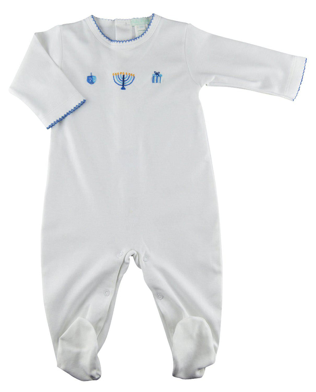 Hanukkah Pima Cotton Footie - Little Threads Inc. Children's Clothing