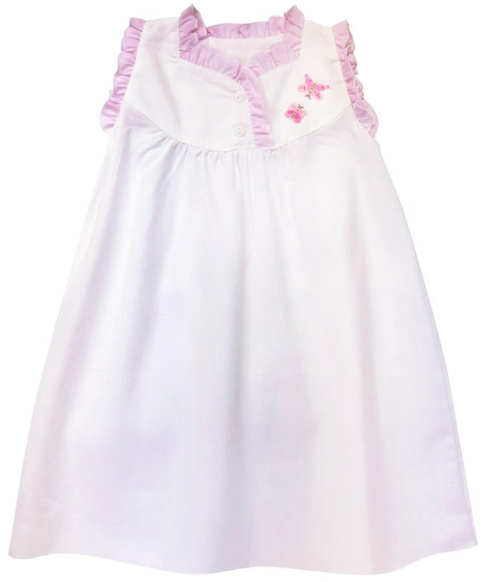 Lynn Girls Night Gown - Little Threads Inc. Children's Clothing
