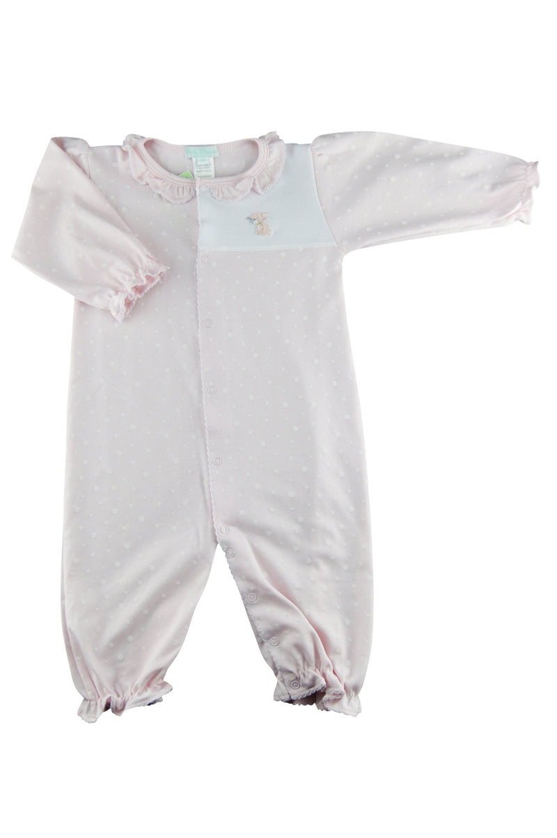 Baby Girl's Pink Polka Dot Bunny Converter - Little Threads Inc. Children's Clothing