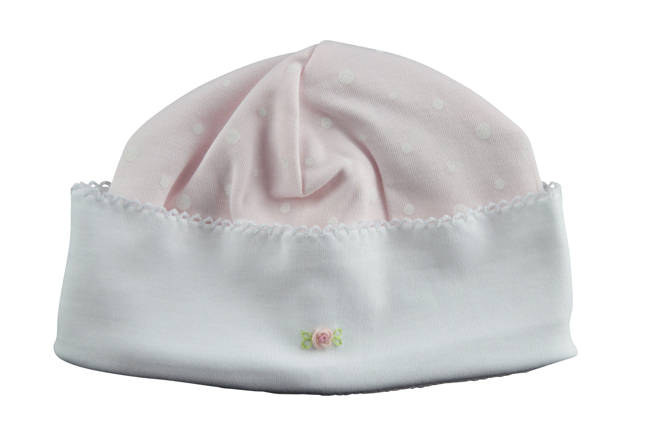 Baby Girl's Pink Polka Dot Hat - Little Threads Inc. Children's Clothing