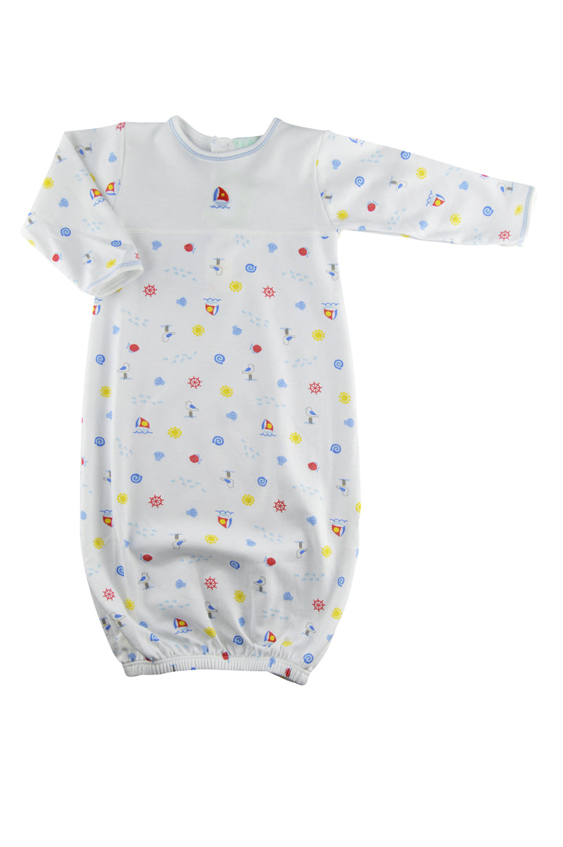 Baby Boy's Sailboat Daygown - Little Threads Inc. Children's Clothing