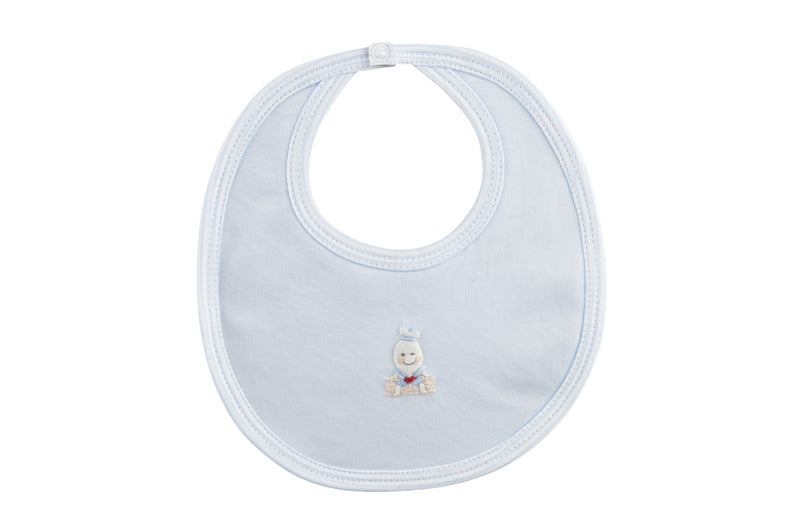 Baby Boy's Blue Humpty Dumpty Bib - Little Threads Inc. Children's Clothing