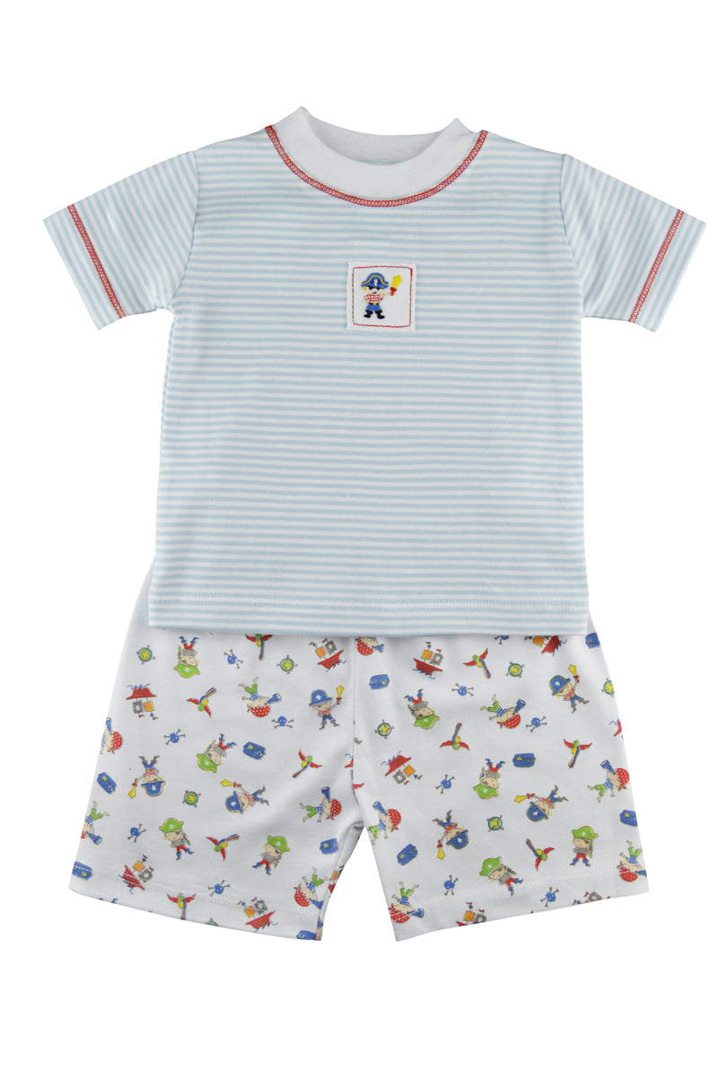 Baby Boy's Pirate Shorts Set - Little Threads Inc. Children's Clothing
