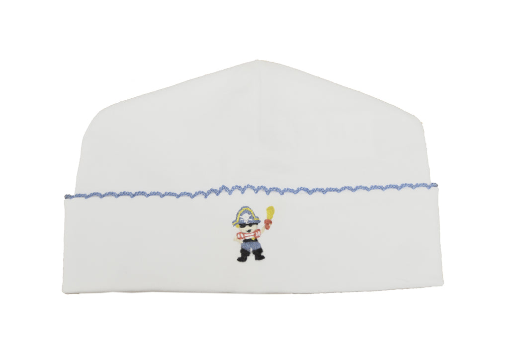 Baby Boy's Blue Trim Pirate Hat - Little Threads Inc. Children's Clothing