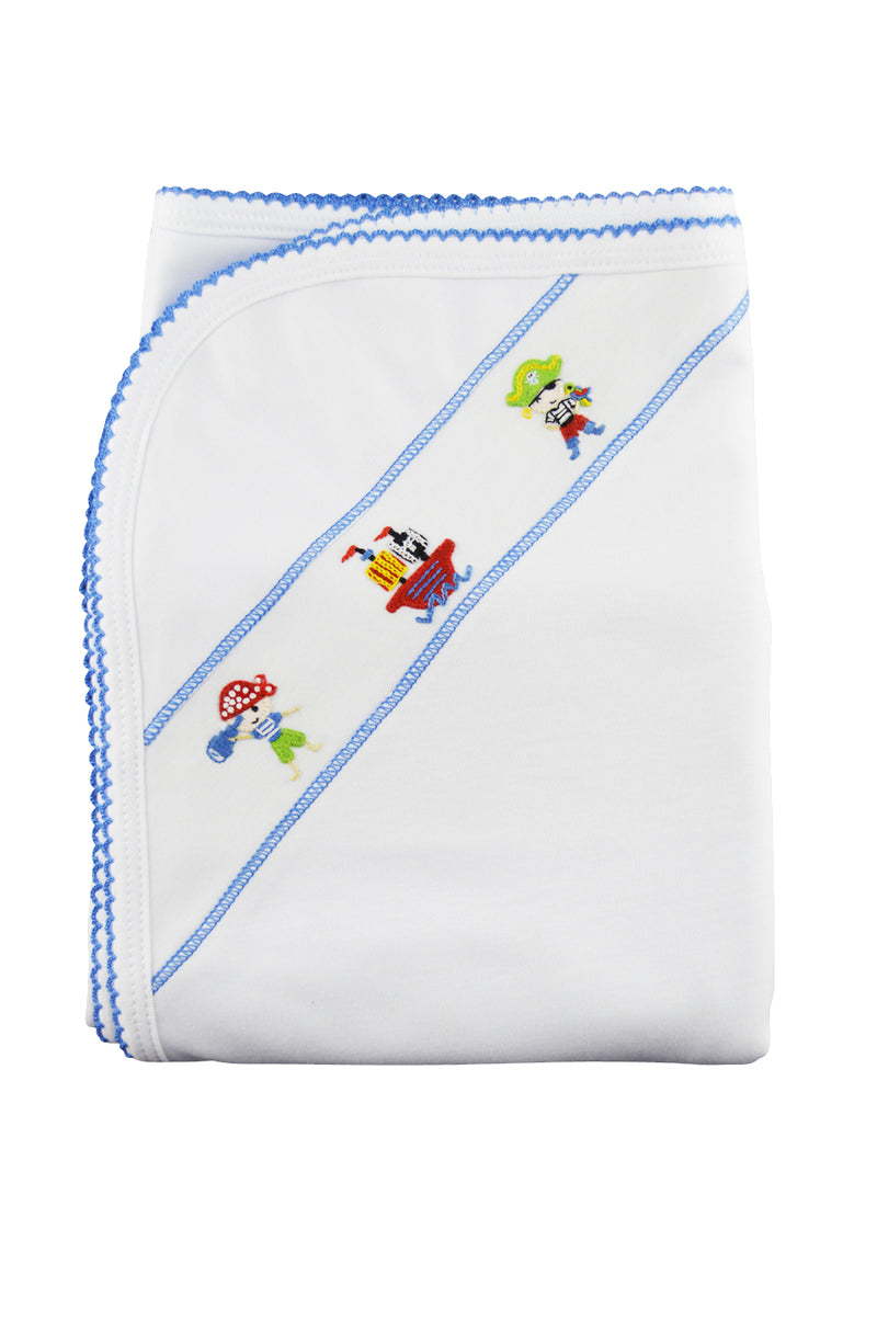 Baby Boy's Pirate Blanket - Little Threads Inc. Children's Clothing