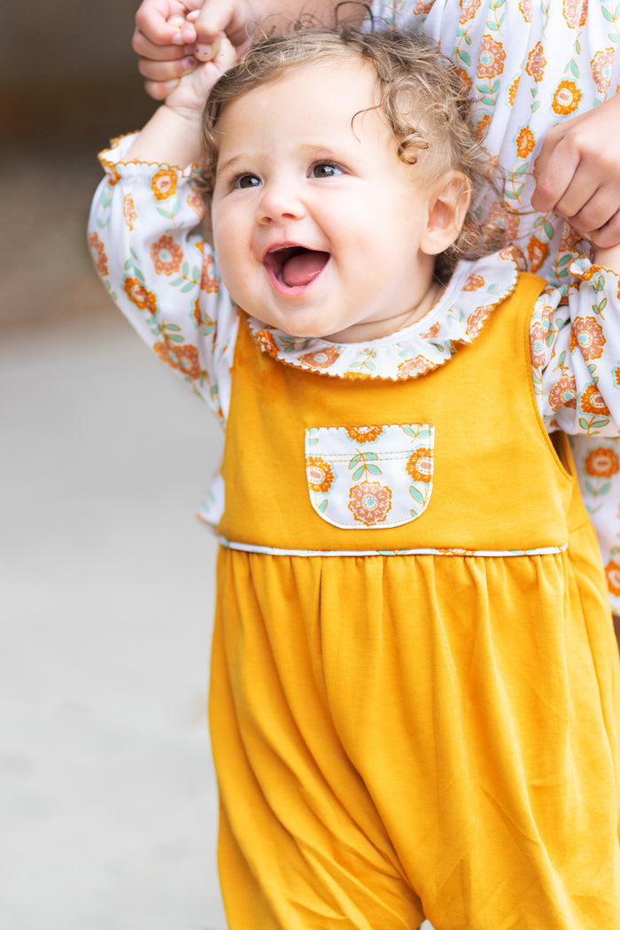 St Remy baby girl romper set - Little Threads Inc. Children's Clothing