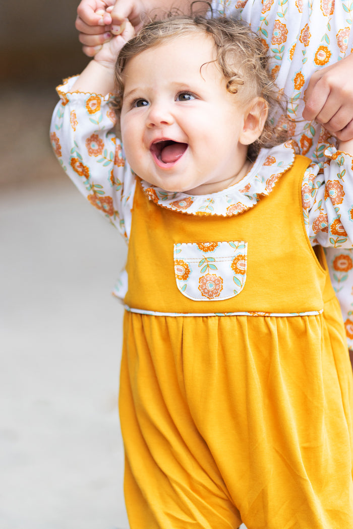 St Remy baby girl romper set - Little Threads Inc. Children's Clothing