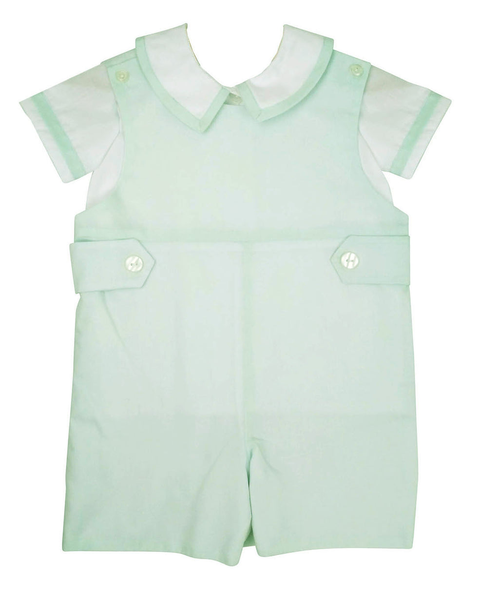 Mint Classic Overall Set - Little Threads Inc. Children's Clothing