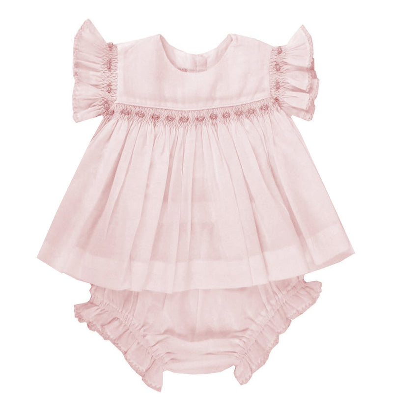 Heirloom Girl Pink Shirt & Diaper Set - Little Threads Inc. Children's Clothing