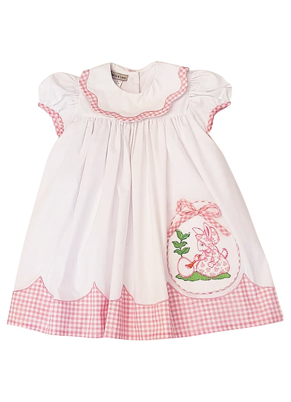 Easter bunny Girls dress - Little Threads Inc. Children's Clothing