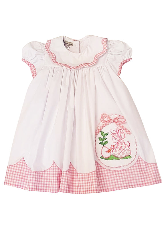 Easter bunny Girls dress - Little Threads Inc. Children's Clothing