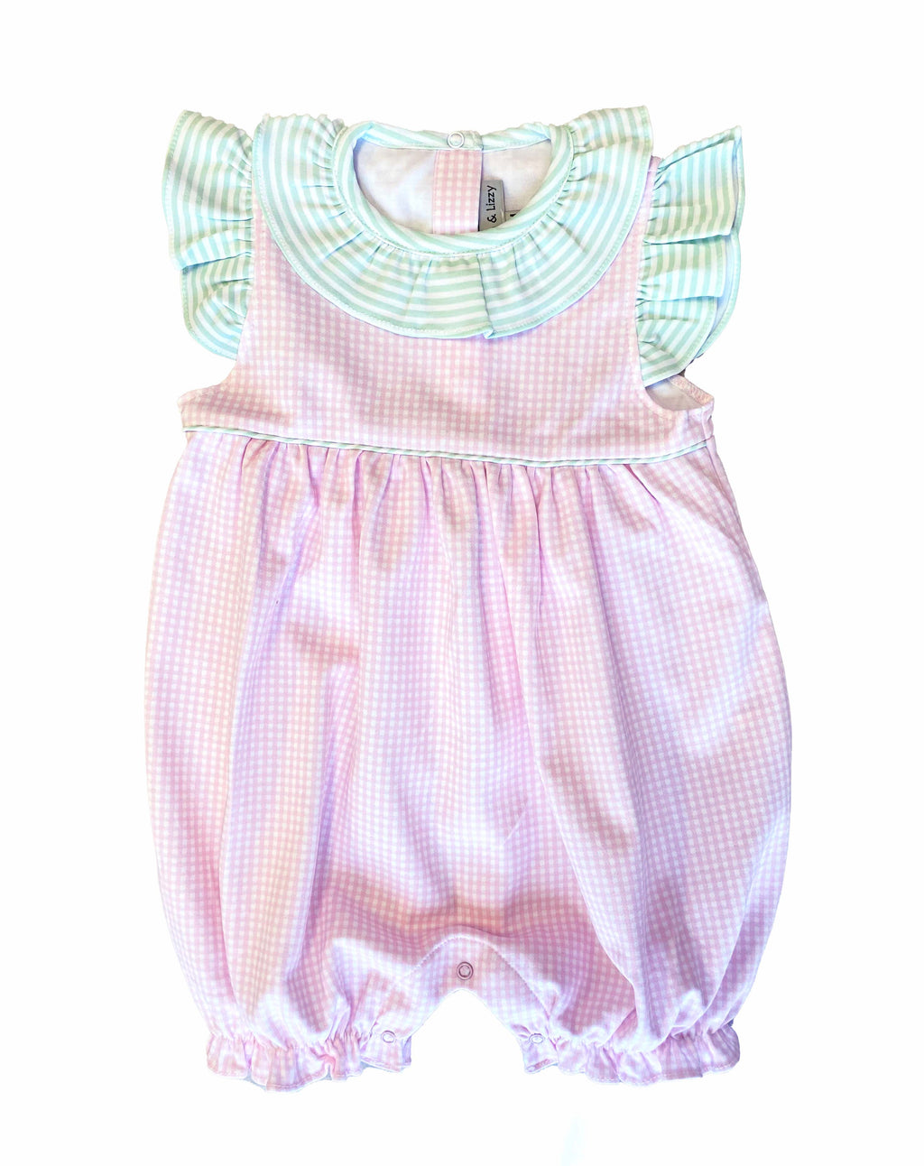 Baby Girl's "Tea Time" Knit Romper(NO Embroidery) - Little Threads Inc. Children's Clothing