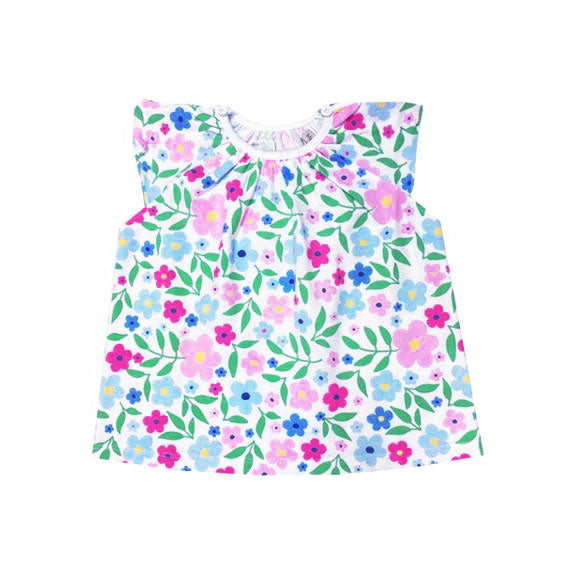 Blair Floral Girl's blouse - Little Threads Inc. Children's Clothing