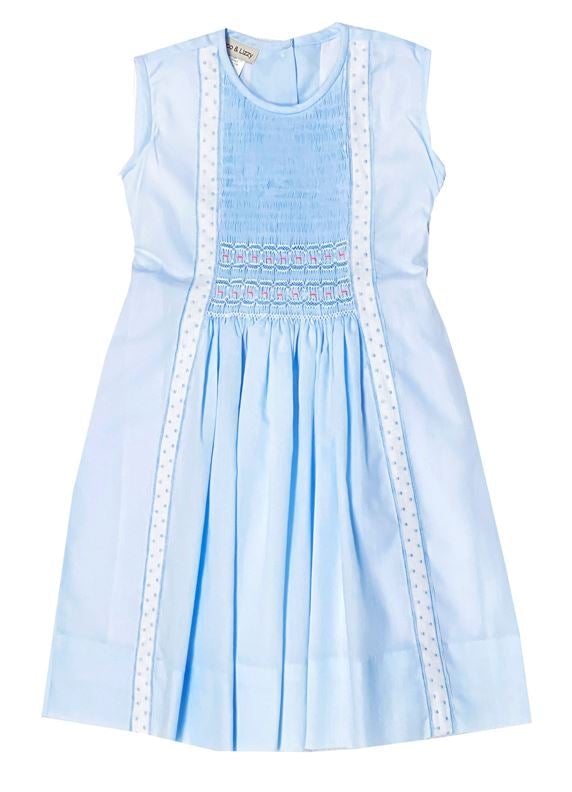 Anabella smocked Dress - Little Threads Inc. Children's Clothing