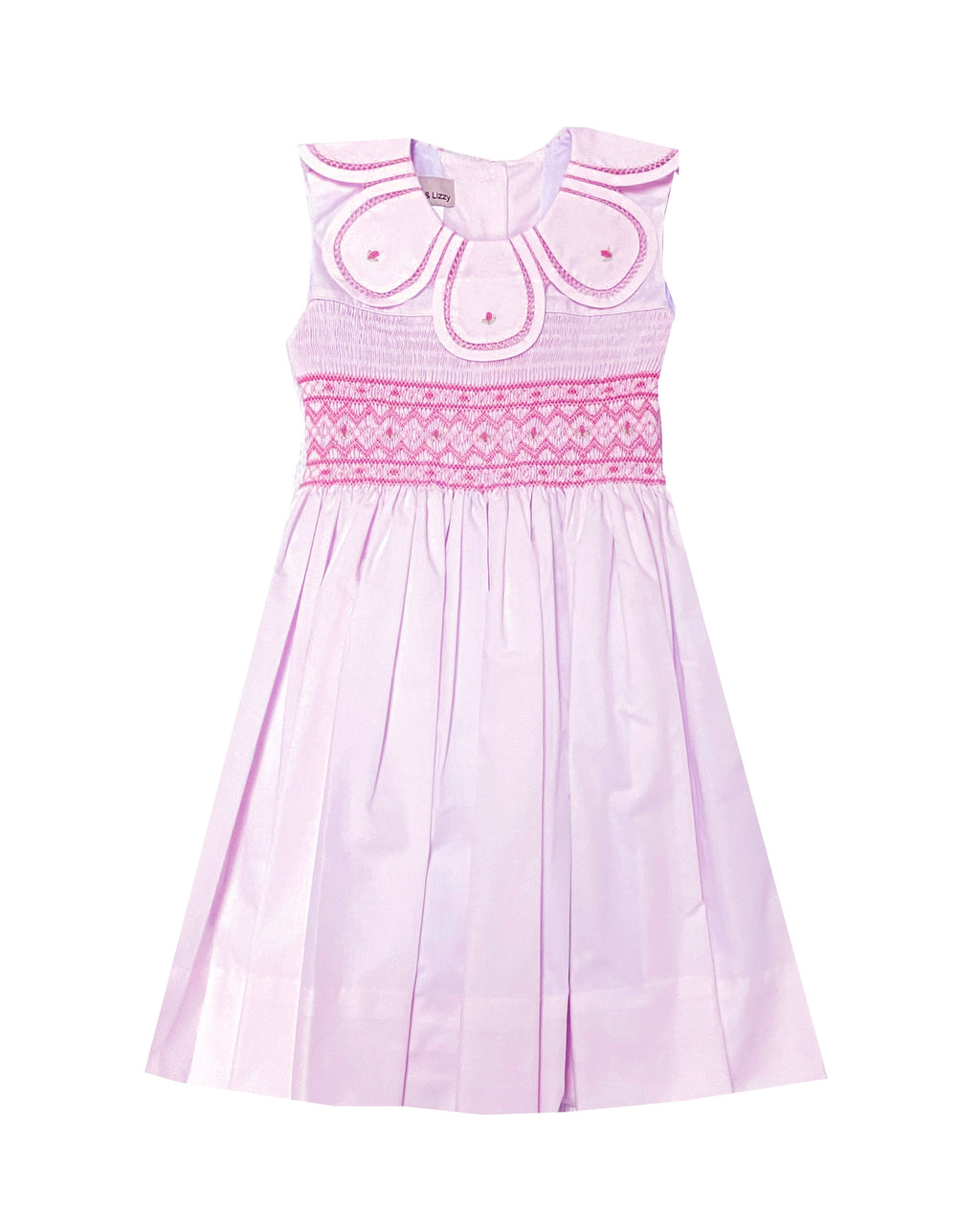 Pink smocked Petal Dress - Little Threads Inc. Children's Clothing