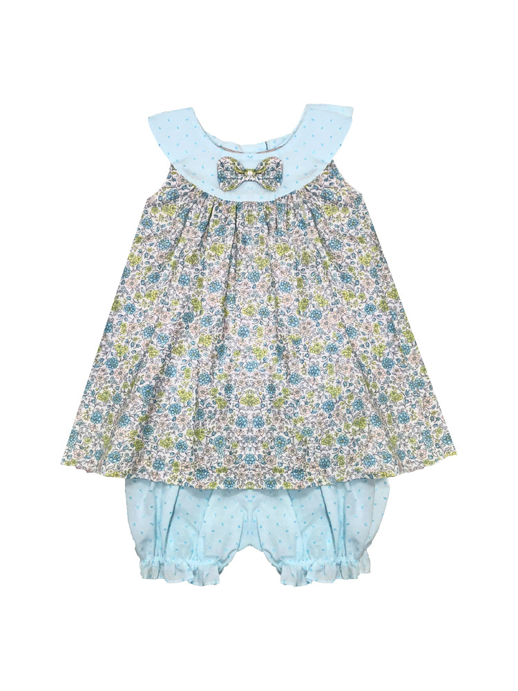 Baby Girl's "Laurie and Brandon" Popover - Little Threads Inc. Children's Clothing