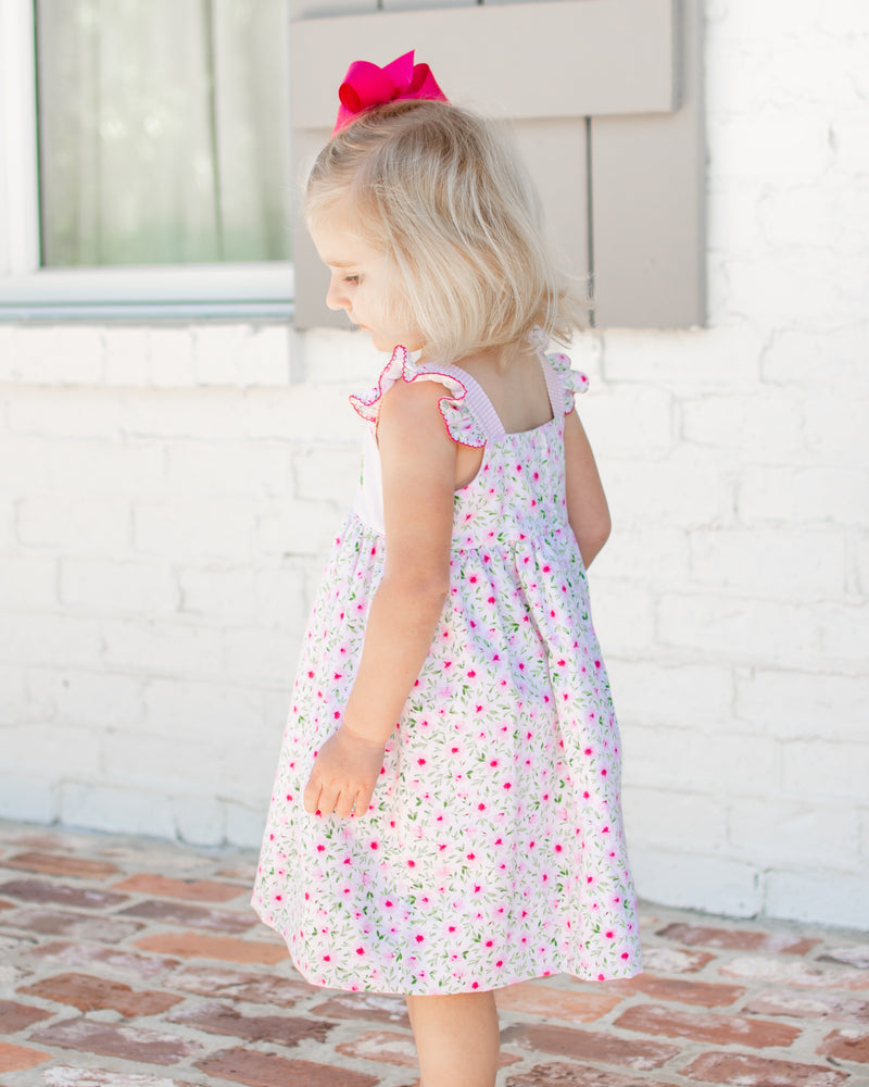 Girl's "Kara & Seth" Sundress - Little Threads Inc. Children's Clothing