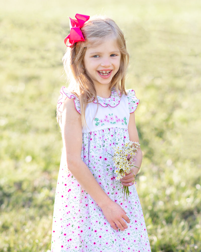 Girl's "Kara & Seth" Float dress - Little Threads Inc. Children's Clothing