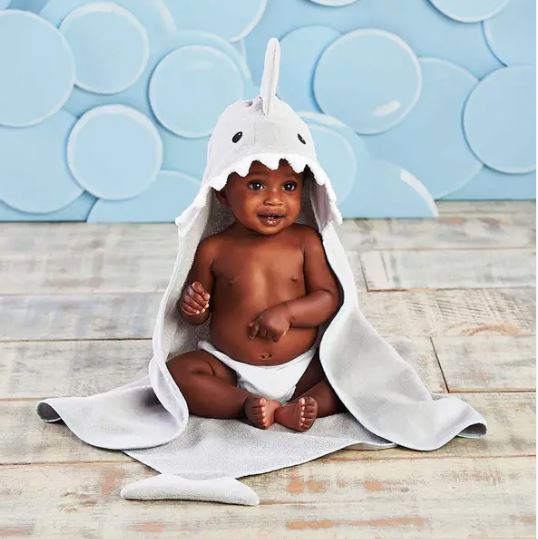 Shark baby  hooded towel - Little Threads Inc. Children's Clothing
