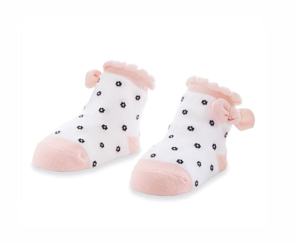 Black Polka dot Baby Girl Socks - Little Threads Inc. Children's Clothing