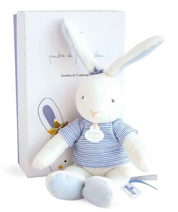Blue Bunny Stuffed Animal - Little Threads Inc. Children's Clothing