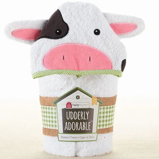 Cow baby  hooded towel - Little Threads Inc. Children's Clothing