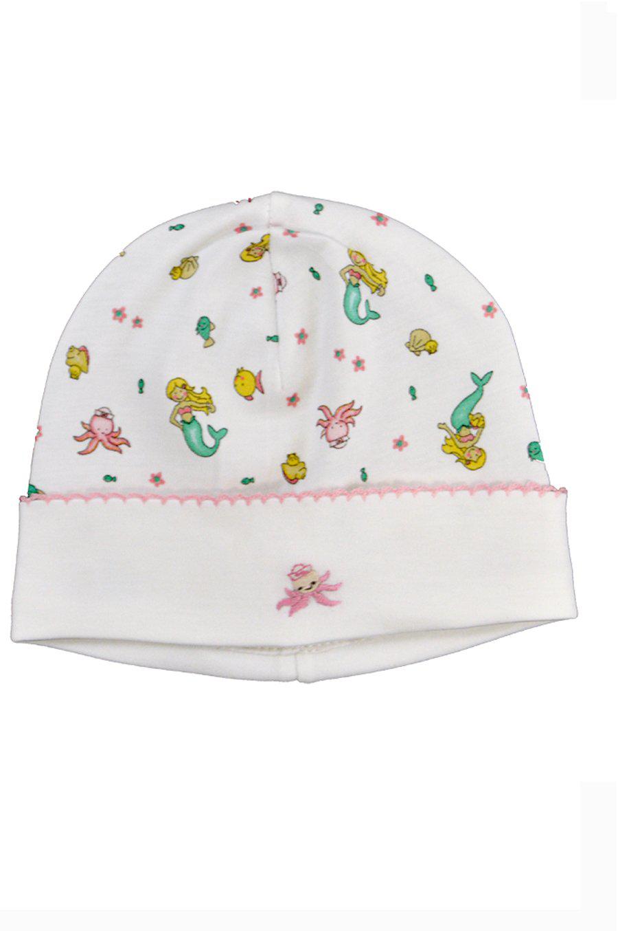 Mermaid & Octopus Print Hat - Little Threads Inc. Children's Clothing