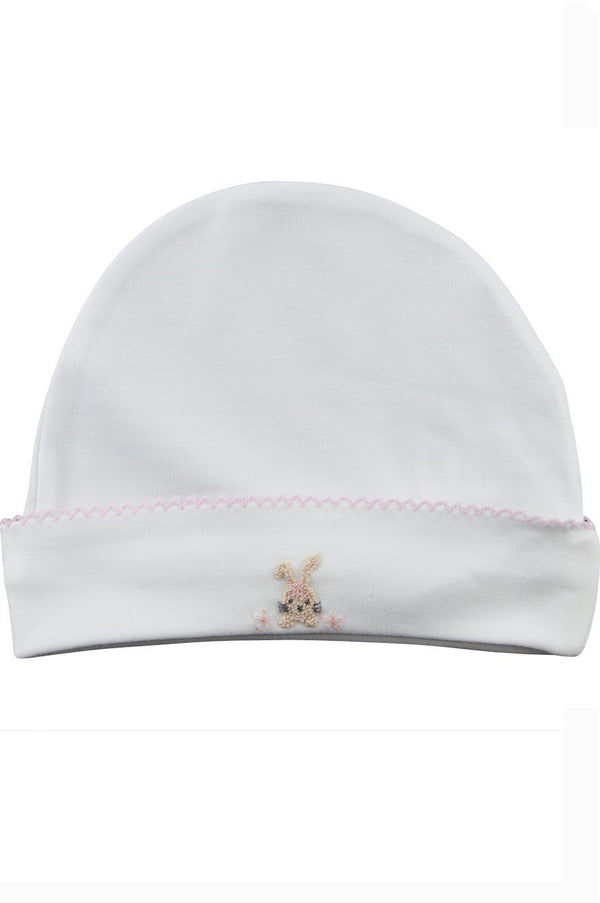 Babyhug Cotton Bucket Hat with Bunny Applique - Pink
