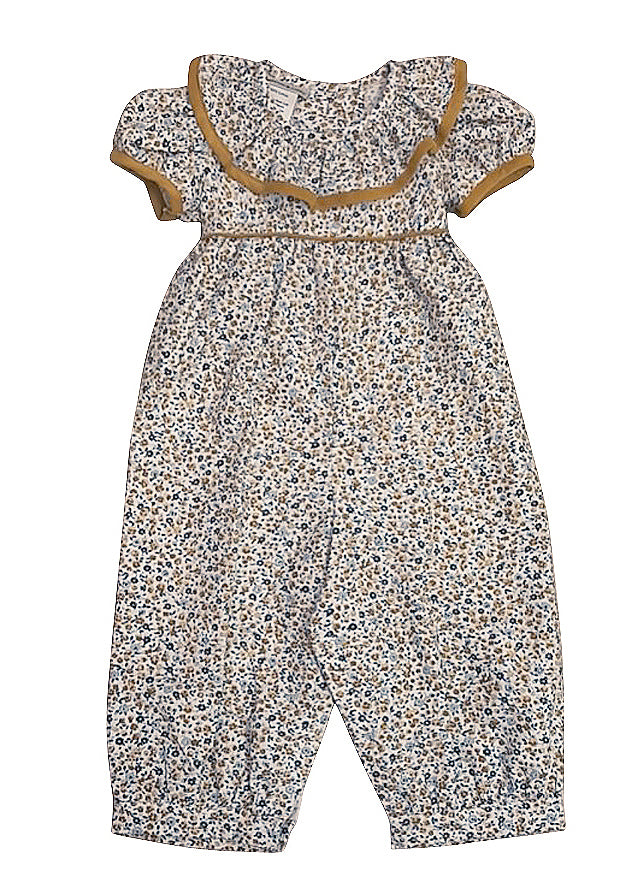 Viella Floral Girl's Romper - Little Threads Inc. Children's Clothing