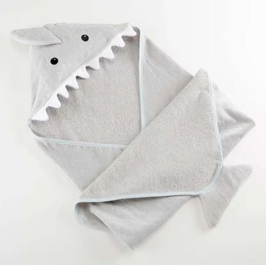 Shark baby  hooded towel - Little Threads Inc. Children's Clothing