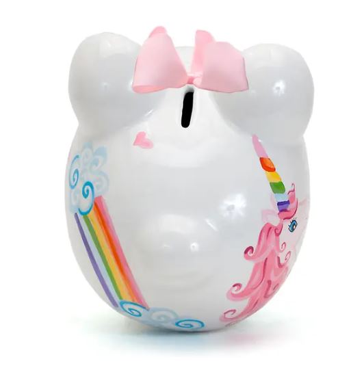Unicorn and Rainbows Piggy Bank - Little Threads Inc. Children's Clothing